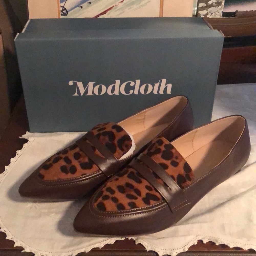 Cheetah Print Loafers NIB
